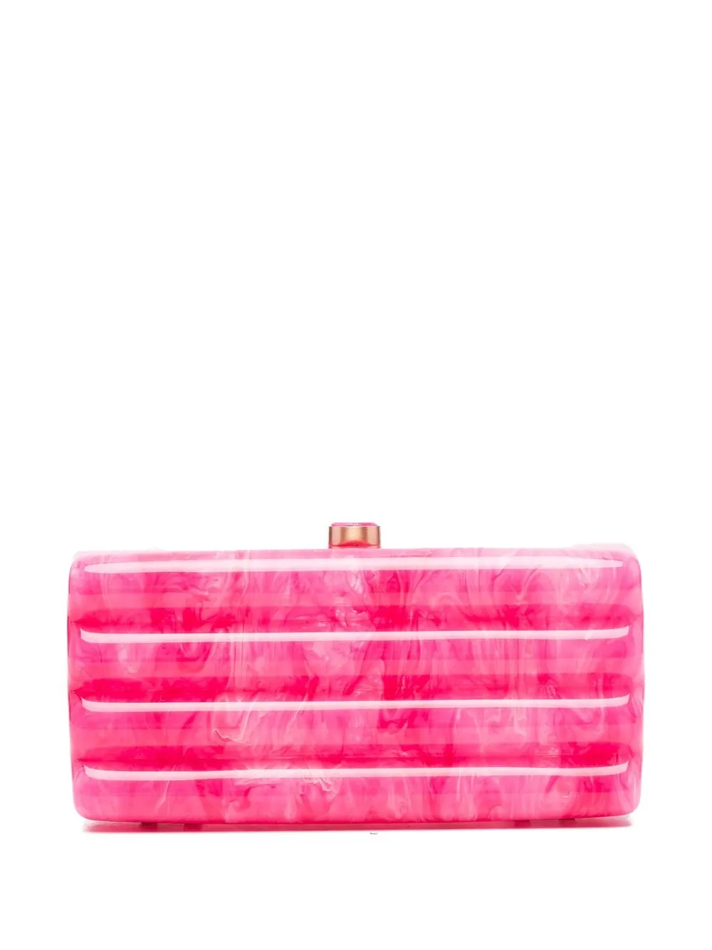 

Cult Gaia Enid marble acrylic clutch - Pink