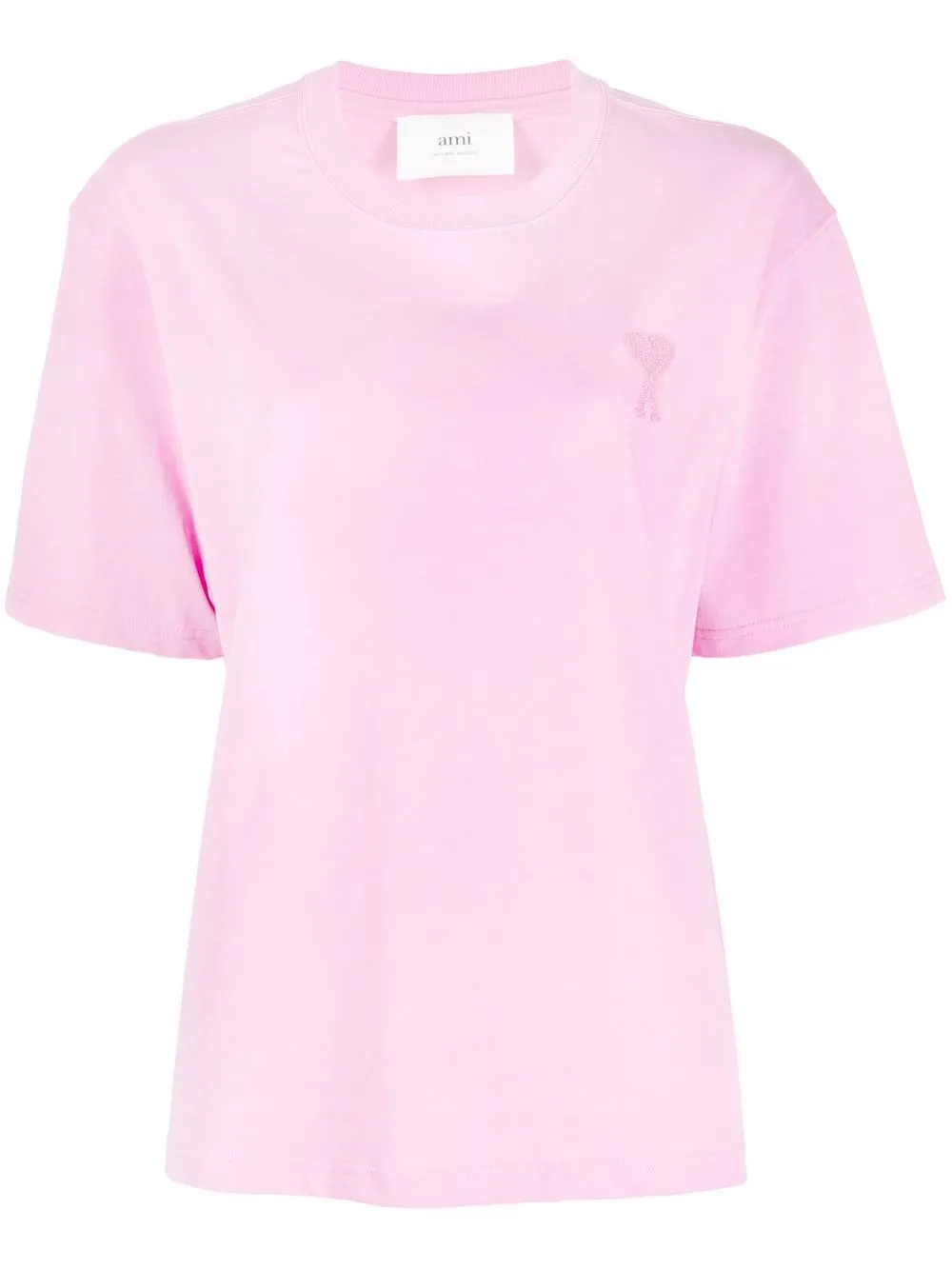 

AMI Paris Ami de Coeur short-sleeve T-shirt - Pink