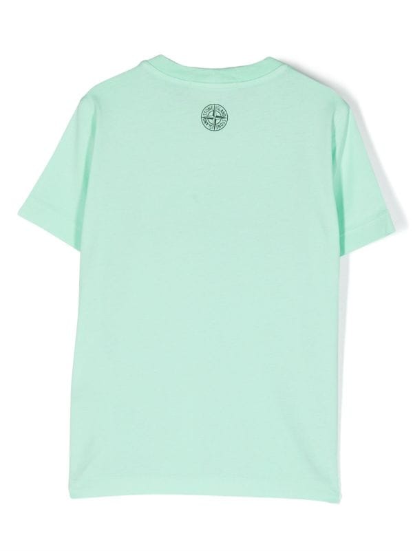 Stone Island Junior logo-print Cotton T-shirt - Farfetch