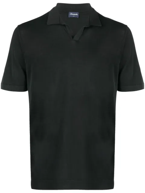 Drumohr playera tipo polo con cuello en V
