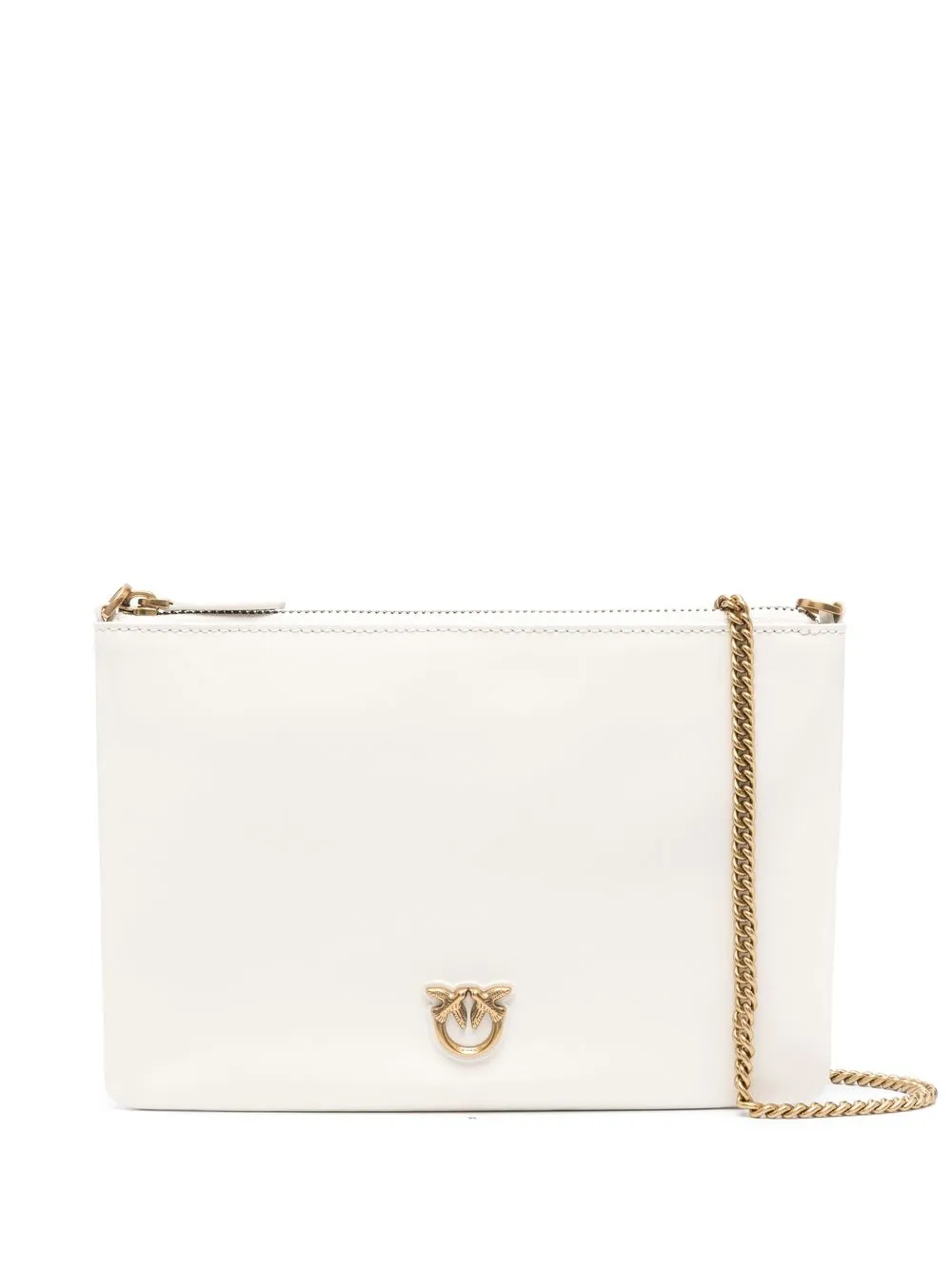 

PINKO logo-plaque detail crossbody bag - Neutrals