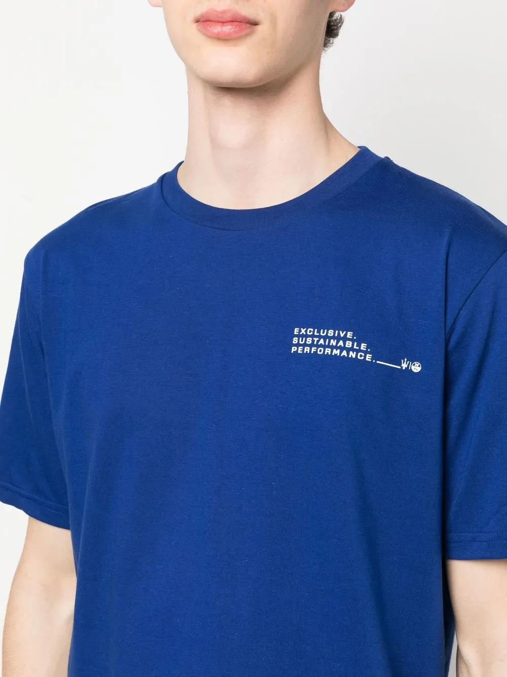 North Sails logoprint Cotton Tshirt Farfetch