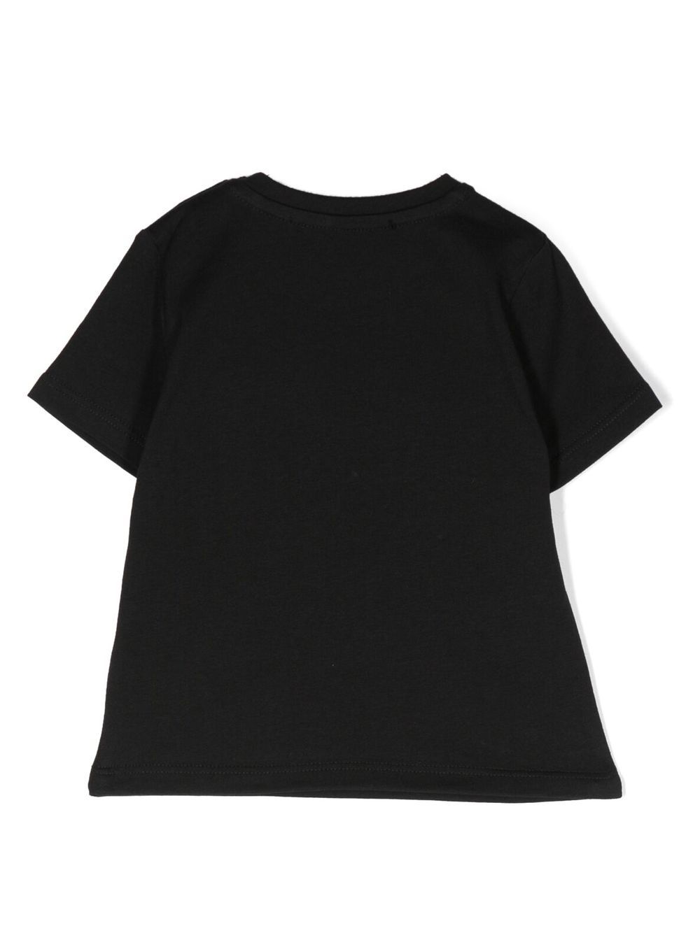 Versace Kids Katoenen T-shirt - Zwart