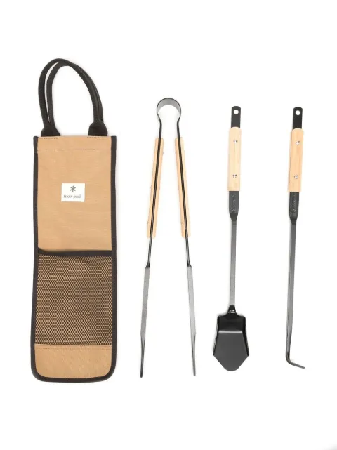 Snow Peak fire tool camping set 