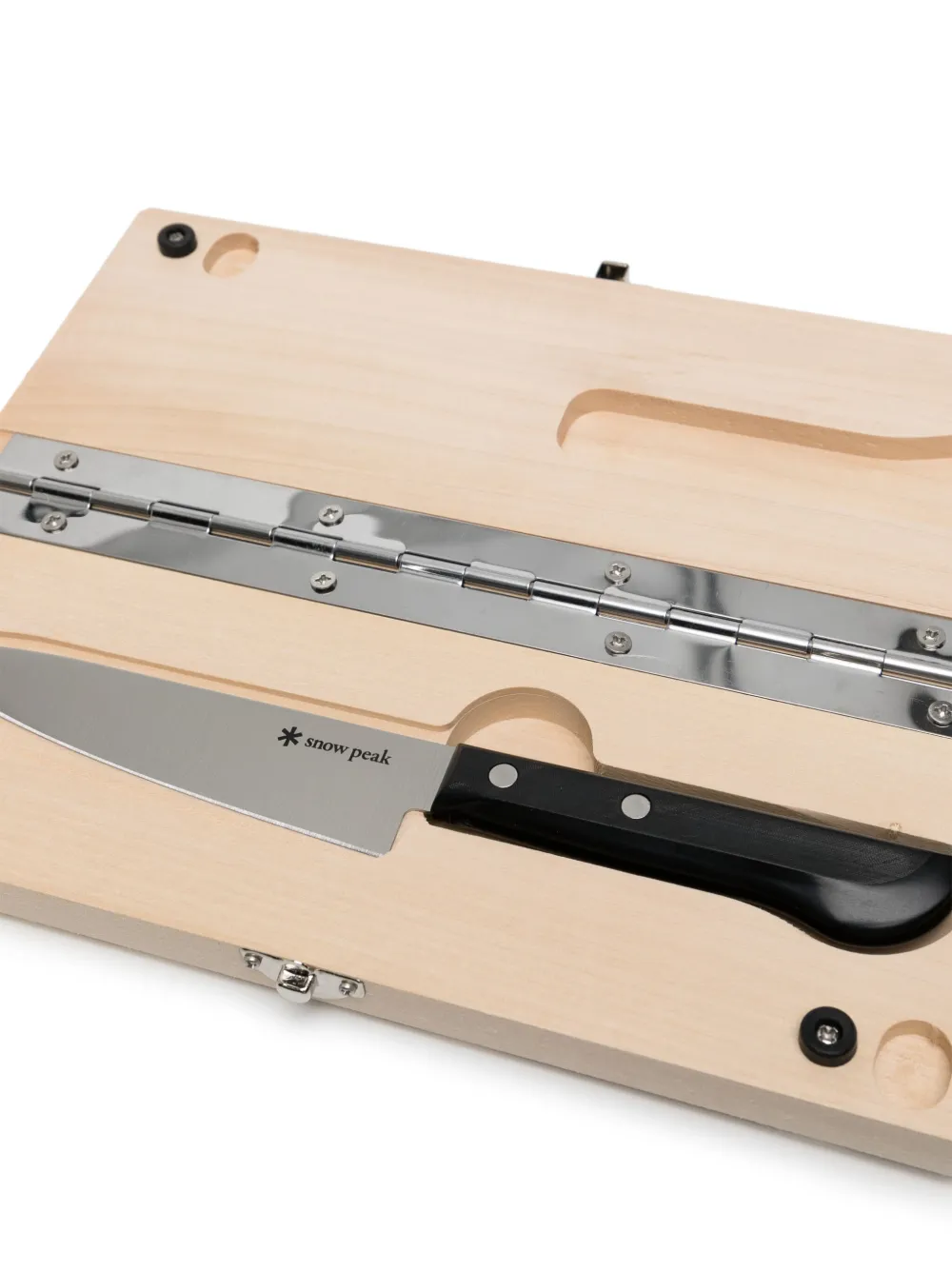 Snow Peak Medium Wood Chopping Board (set Of Two) In Brown