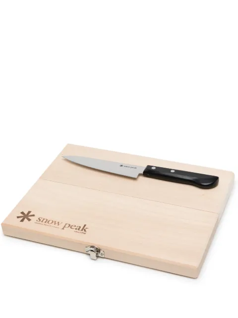 Snow Peak medium wood chopping board (set of two)