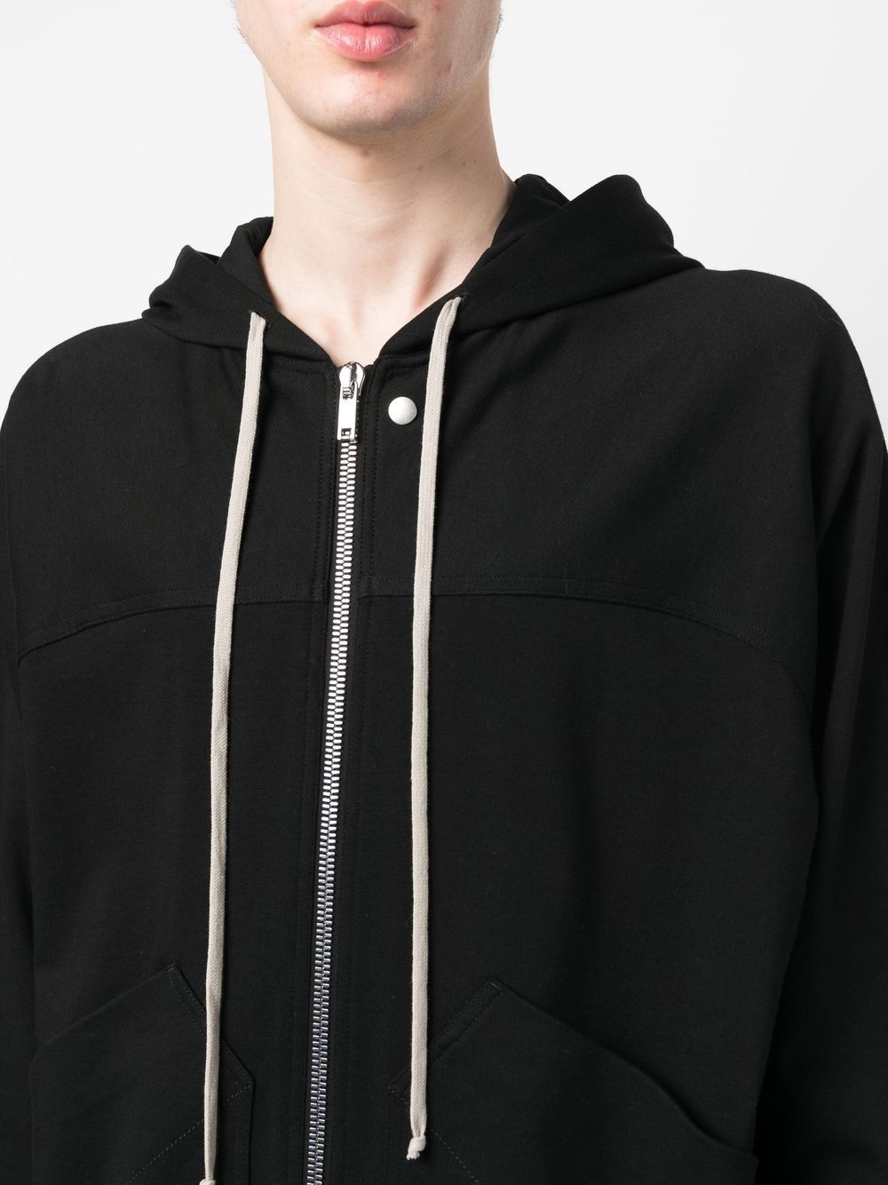 Rick Owens drawstring-hooded Zipped Jacket - Farfetch