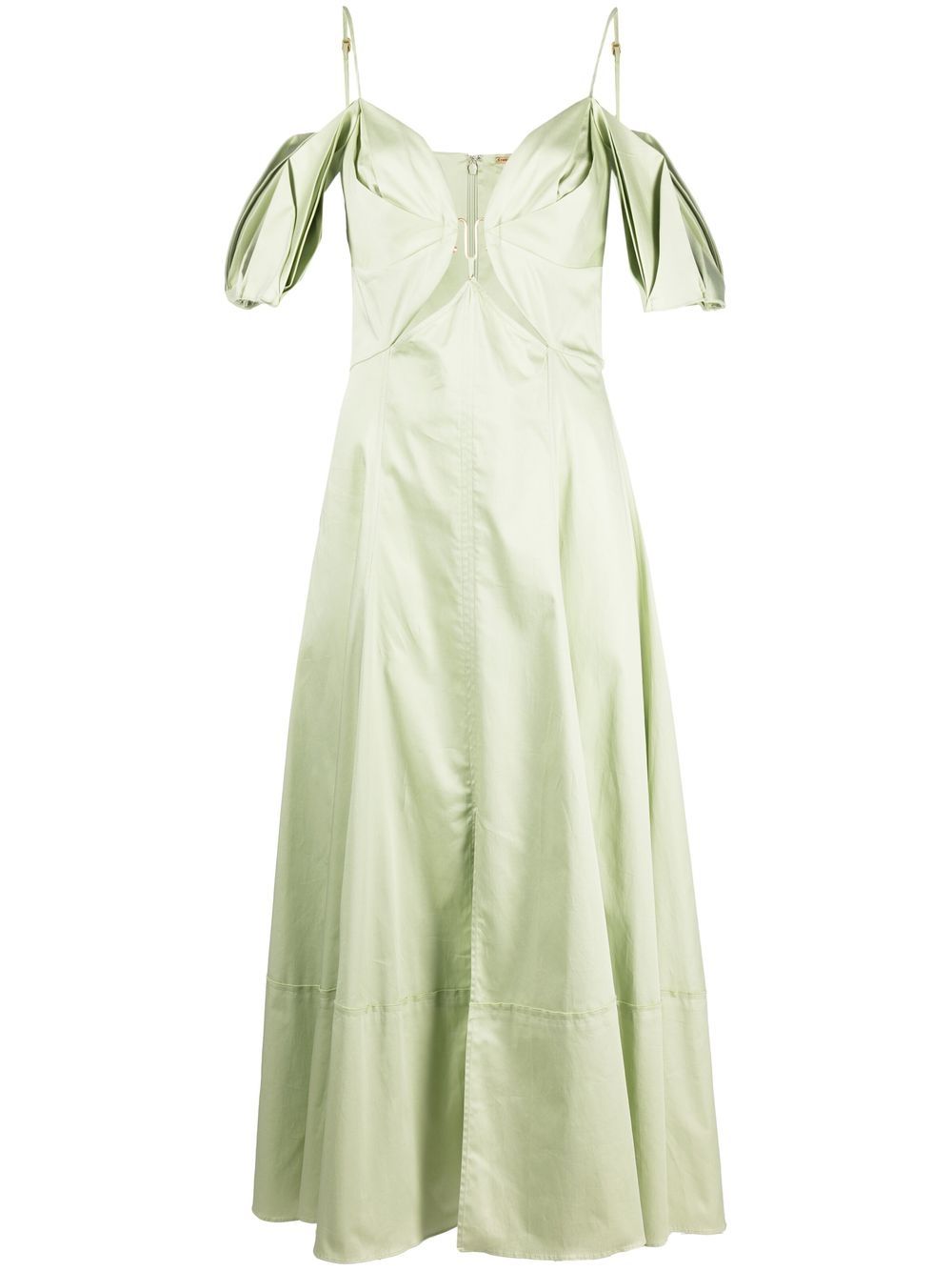 Cult Gaia Dina Midi Dress In Verde | ModeSens