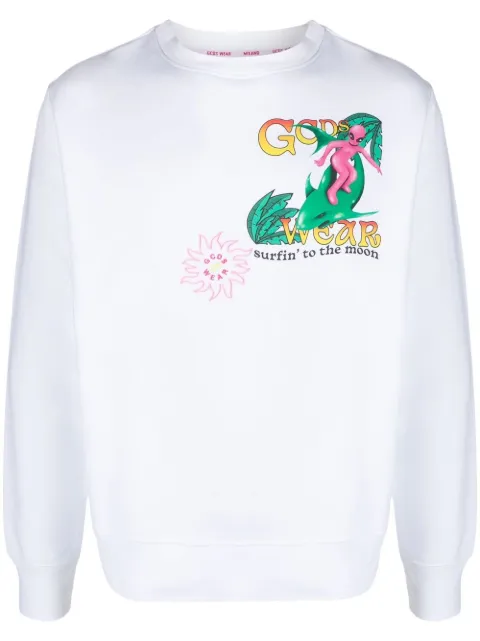 Gcds graphic-print crew-neck sweatshirt