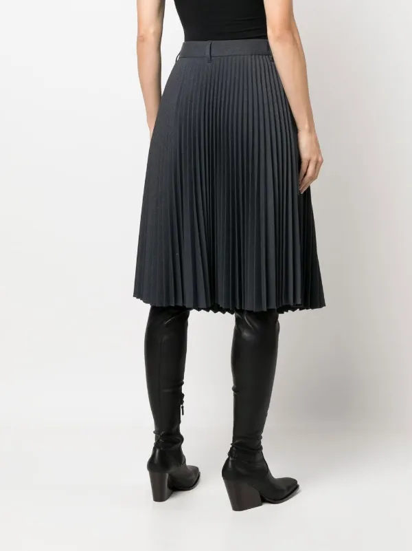 Burberry プリーツ スカート | グレー | FARFETCH JP