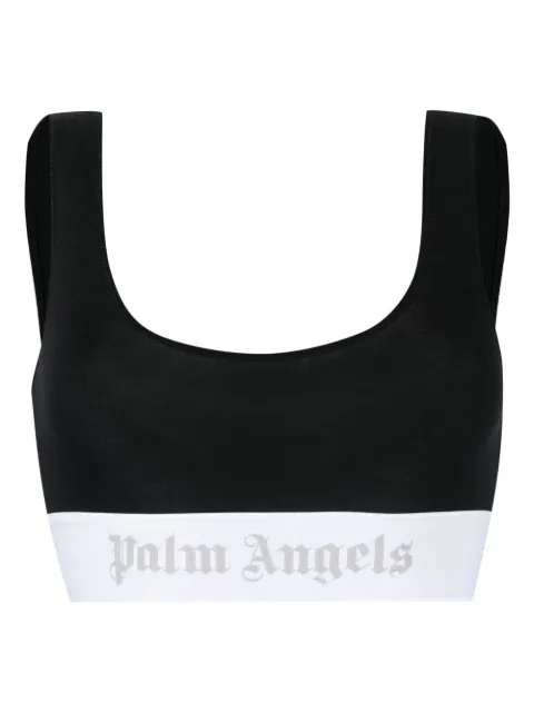 Palm Angels brasier elástico con franja del logo