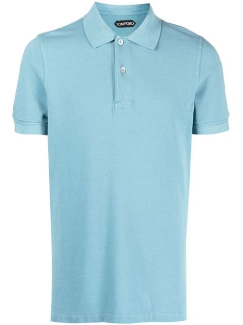 TOM FORD - short-sleeved cotton polo shirt