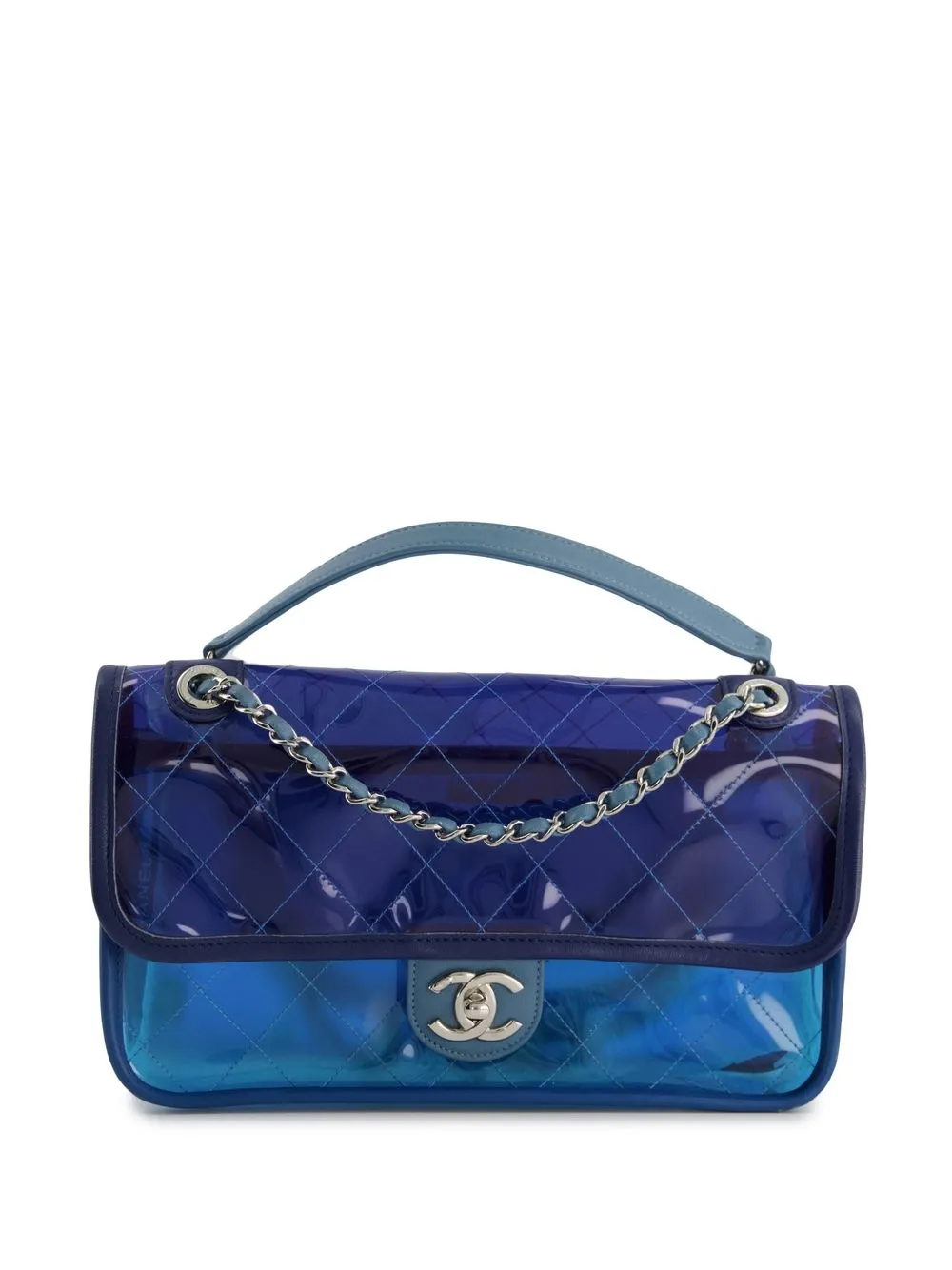 

Chanel Pre-Owned 2018 Coco Splash Classic Flap shoulder bag - Blue