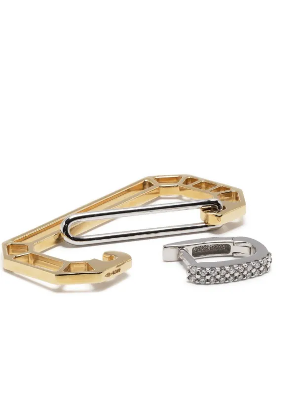 イヤリング Anima Chiara Earring in 18 carat Gold and diamonds EÉRA 18kt Yellow Gold Anima Chiara Diamond Earring | Gold