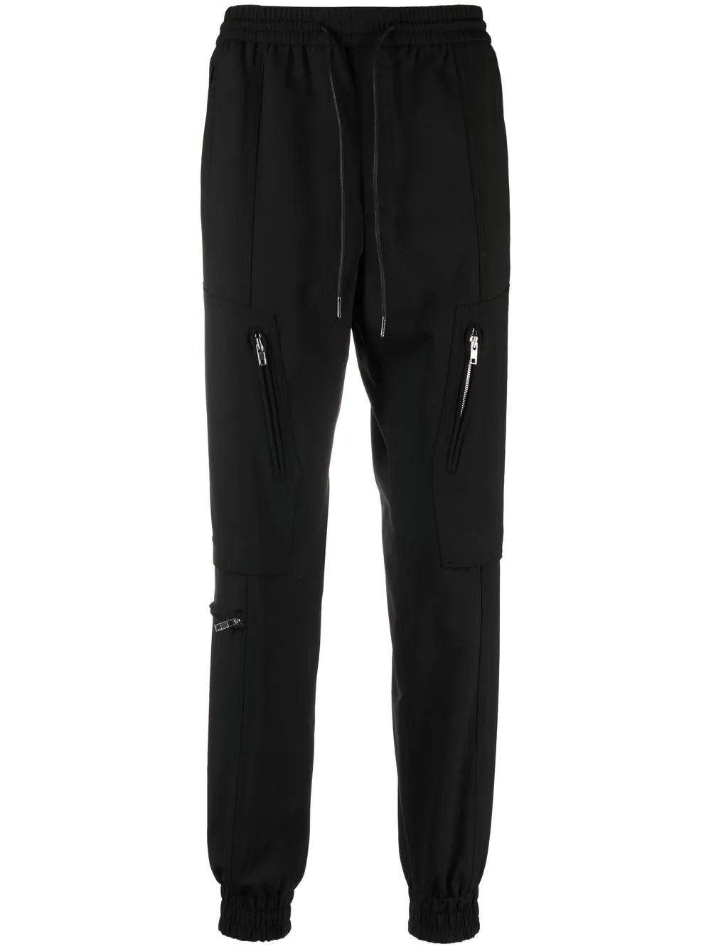 

Juun.J pantalones con detalle de cierres - Negro