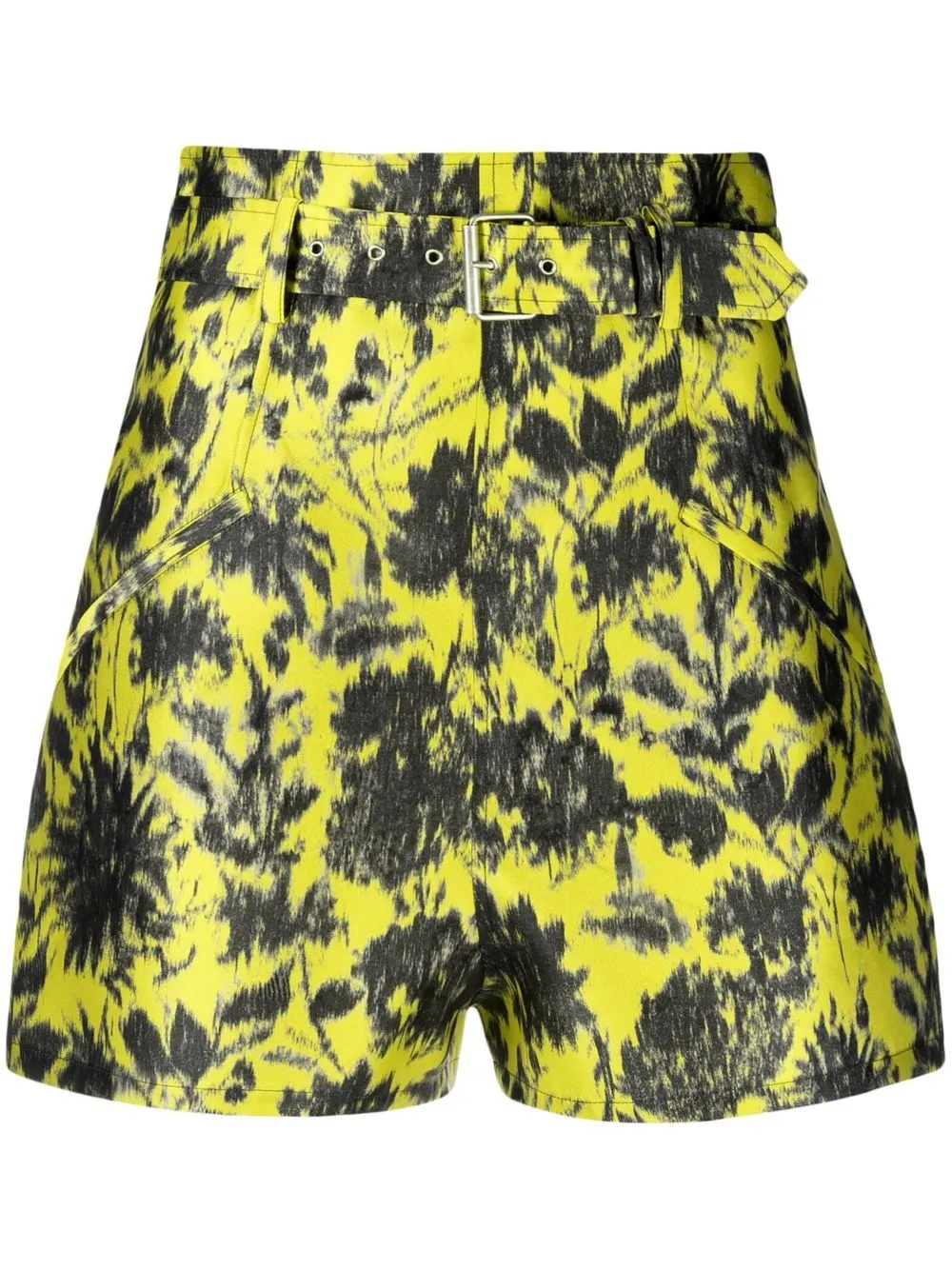 

Philosophy Di Lorenzo Serafini floral-print belted shorts - Green