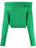 Monse off-the-shoulder jumper - Green