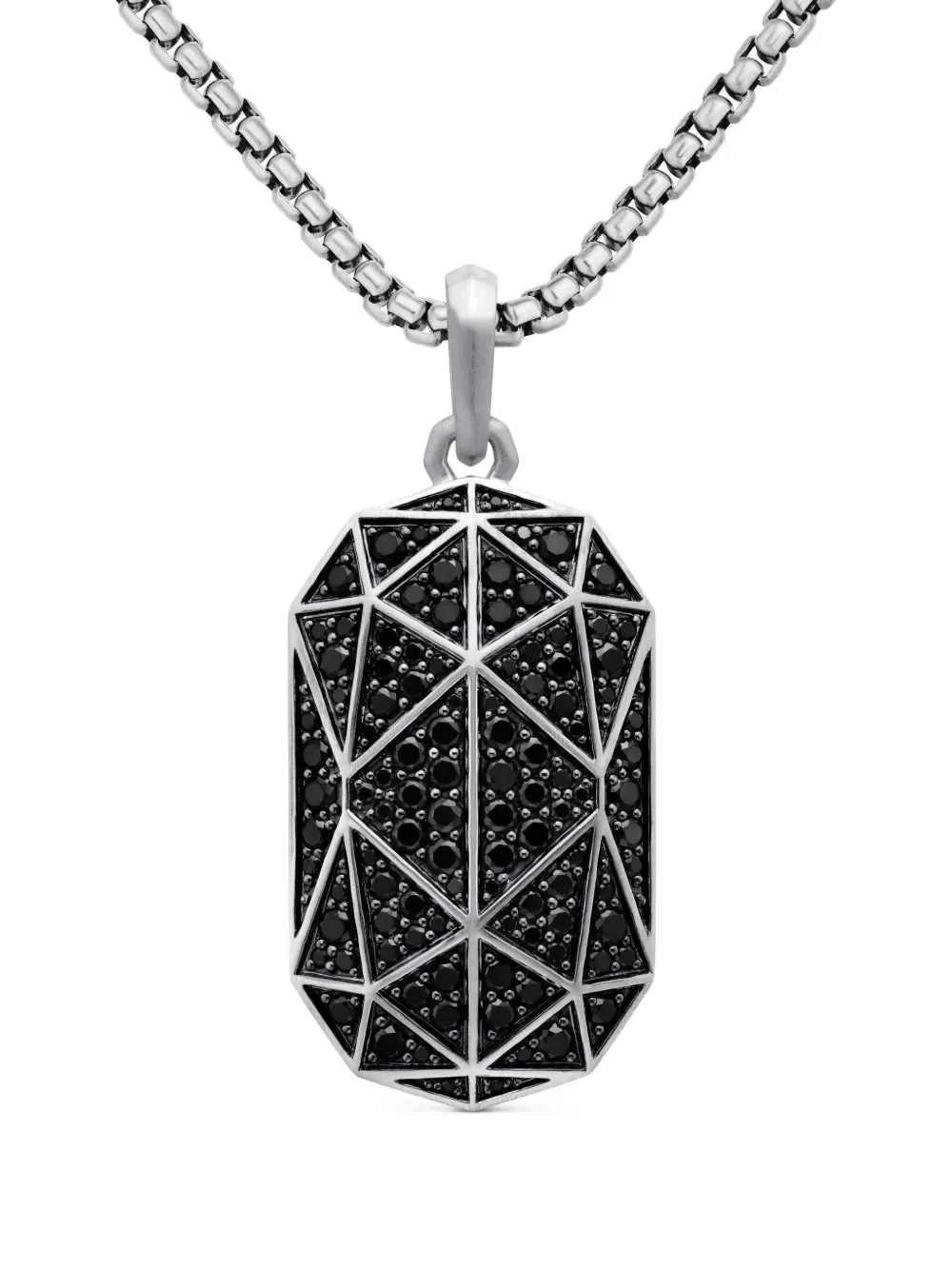 David Yurman pendentif Torqued Faceted en argent sterling (47,9 mm) | argent | Image 1