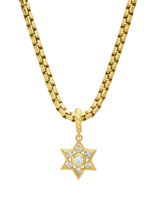 Pendentif Star of David en 18ct pavé de diamants (17,2 mm) - David Yurman - Modalova