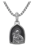 David Yurman sterling silver St. Anthony amulet (21.8mm)