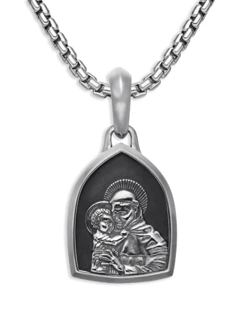 David Yurman sterling silver St. Anthony amulet (21.8mm)