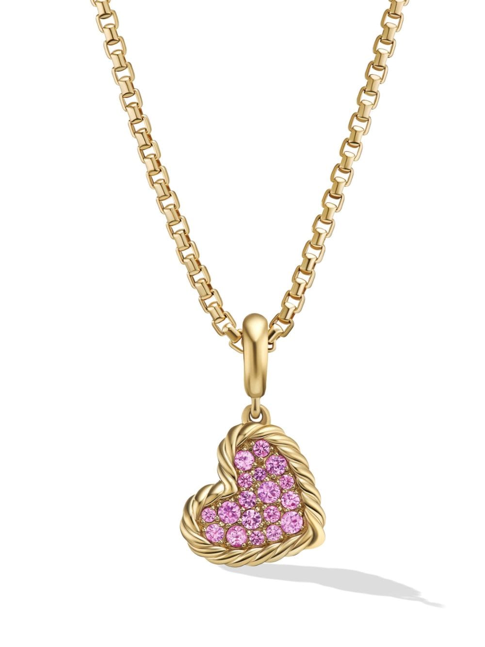 David Yurman 18kt geelgouden hanger - Roze