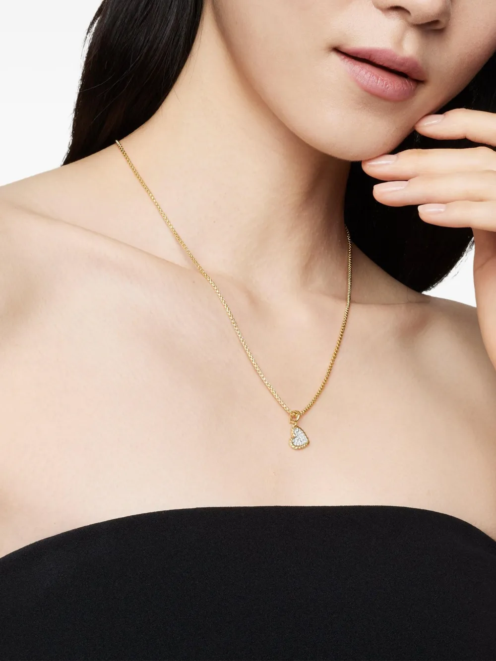 David Yurman 18kt yellow gold DY Elements diamond pendant (12.6mm) | Image 2