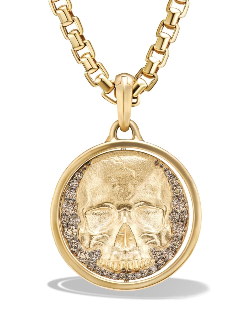 David Yurman 18kt geelgouden Life & Death hanger