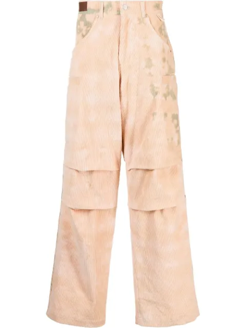 Andersson Bell bleached corduroy cargo pants