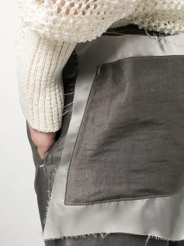 Sulvam カットアウト パンツ | グレー | FARFETCH JP