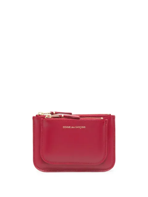 Comme Des Garçons Wallet logo-stamp leather purse