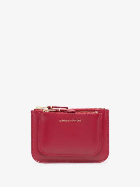 Comme Des Garçons Wallet cartera con sello del logo