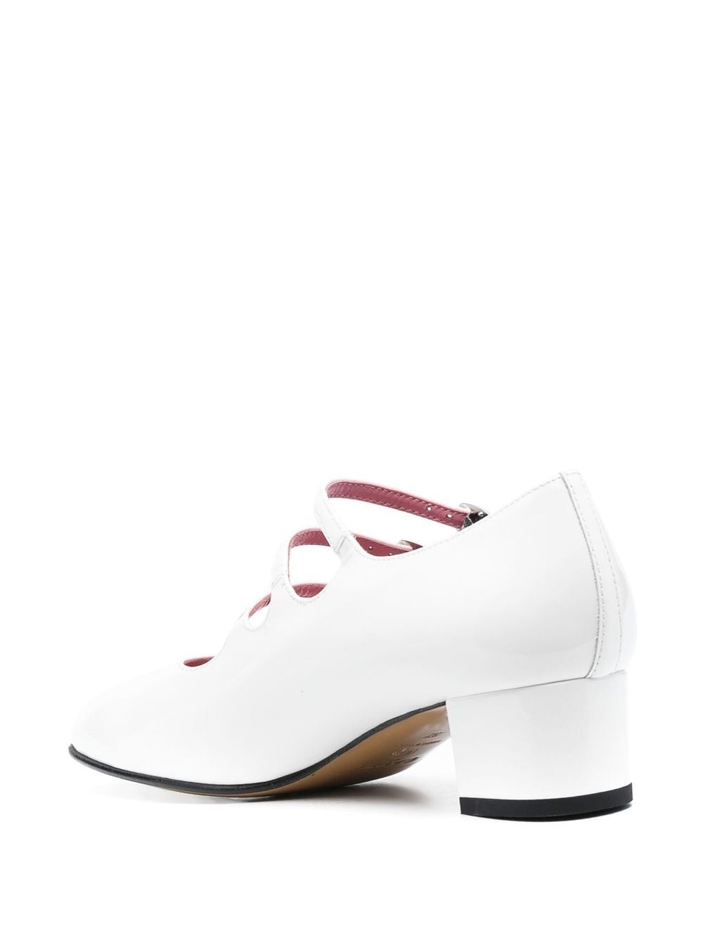 Shop Carel Paris Kina 40mm Patent Leather Pumps In Weiss