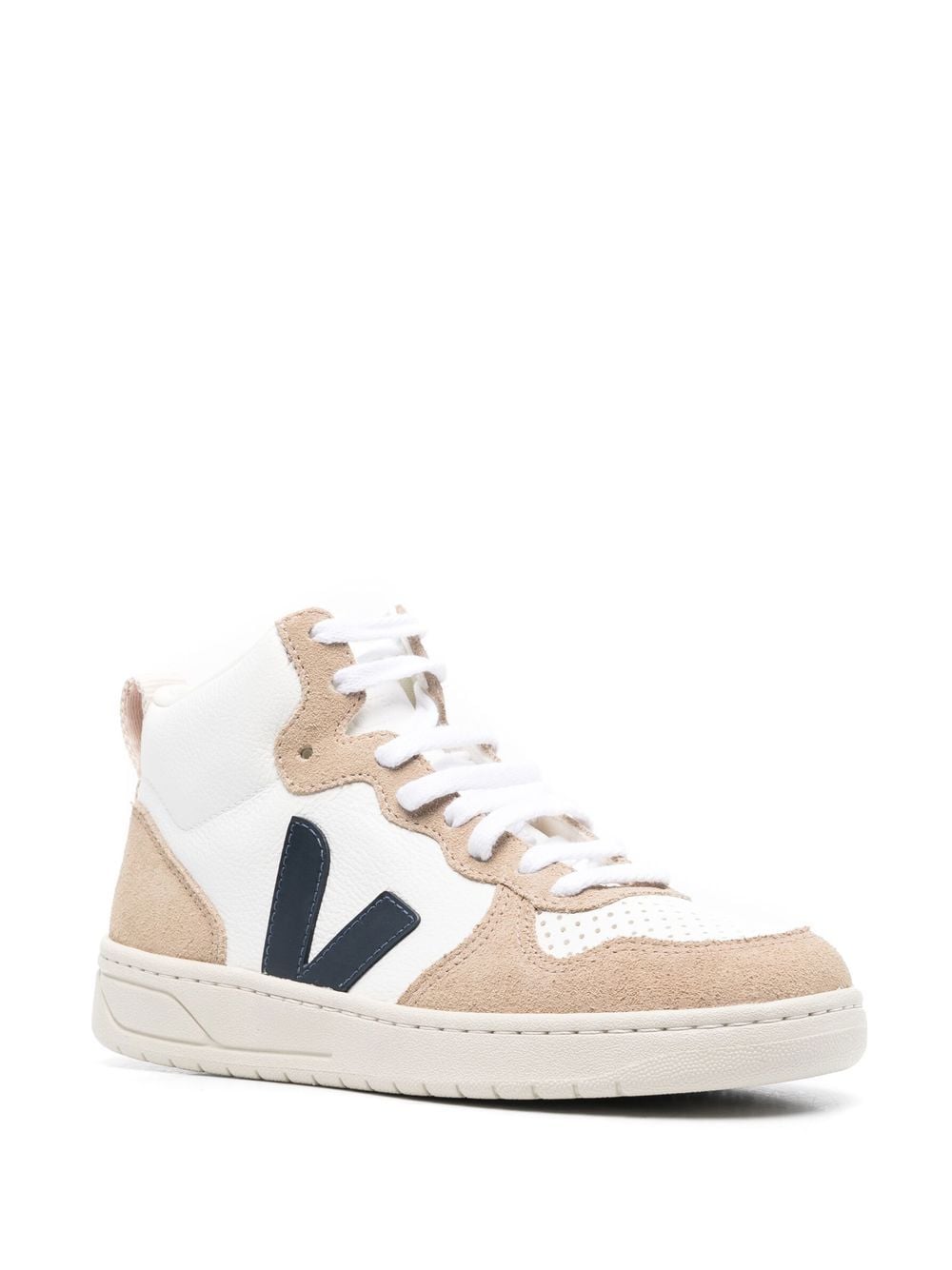 Image 2 of VEJA panelled high-top sneakers