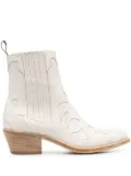 Sartore tonal western boots - Neutrals