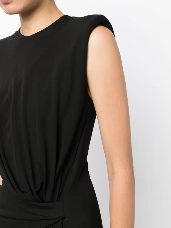 Monse shoulder-pads Sleeveless Midi Dress - Farfetch