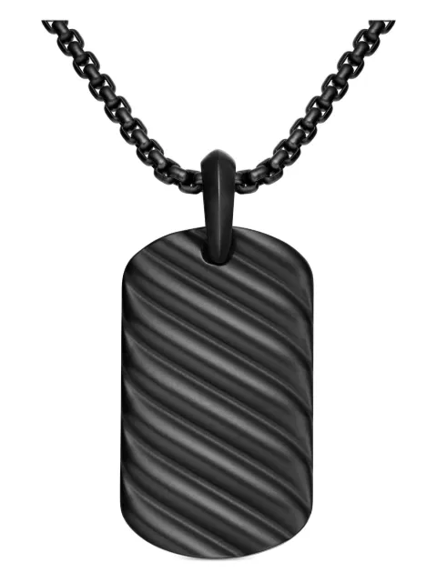 David Yurman Sculpted Cable tag (35mm)
