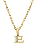 David Yurman 18kt yellow gold Pavé Initial pendant