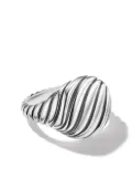 David Yurman sterling silver Sculpted Cable pinky ring (13mm)