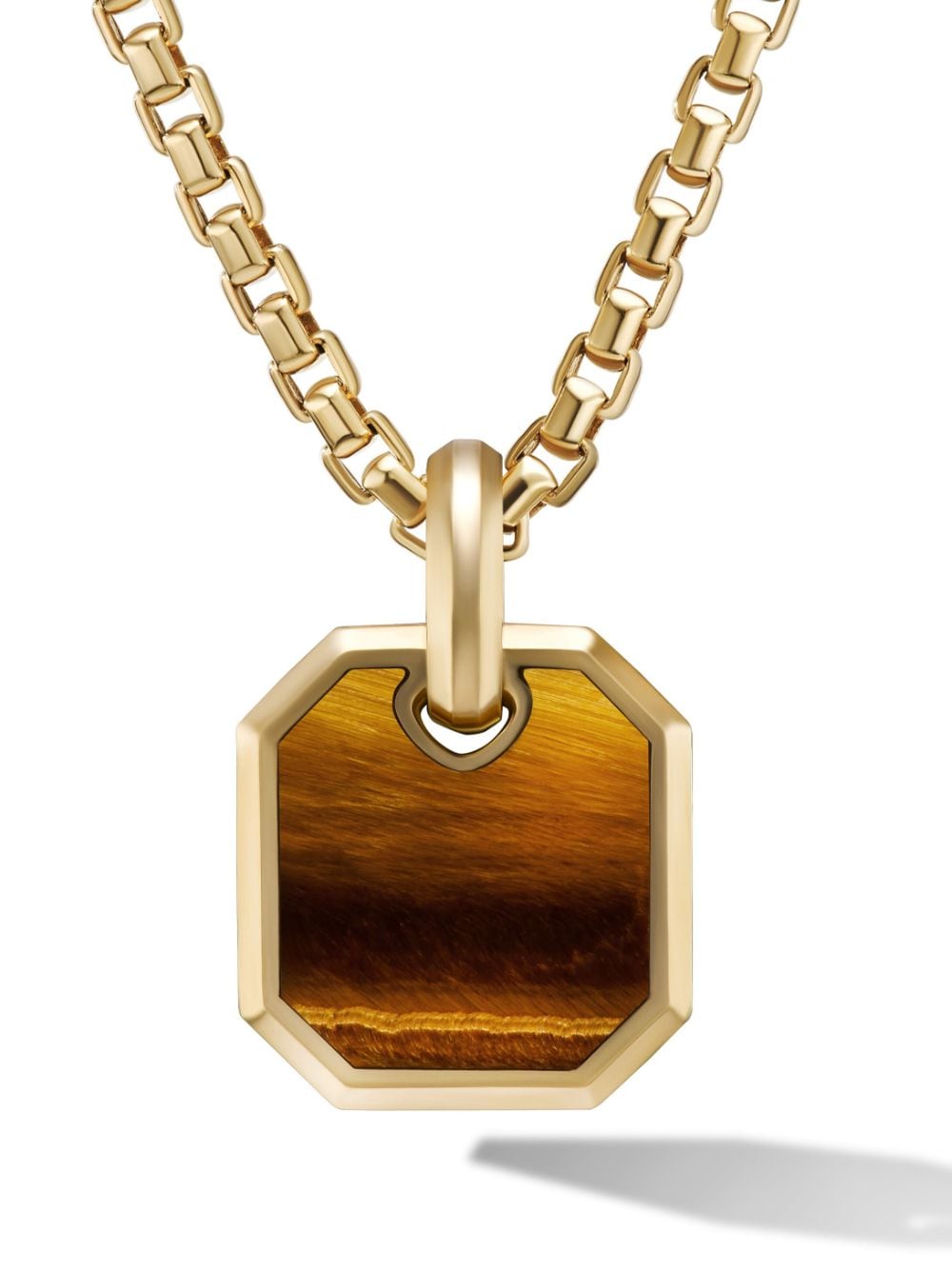 David Yurman 18kt geelgouden hanger - Bruin