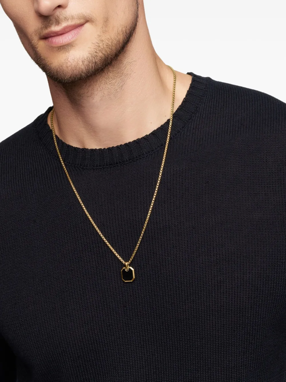 David Yurman amuleto Roman en oro amarillo de 18kt con ónix de 15mm | Image 2