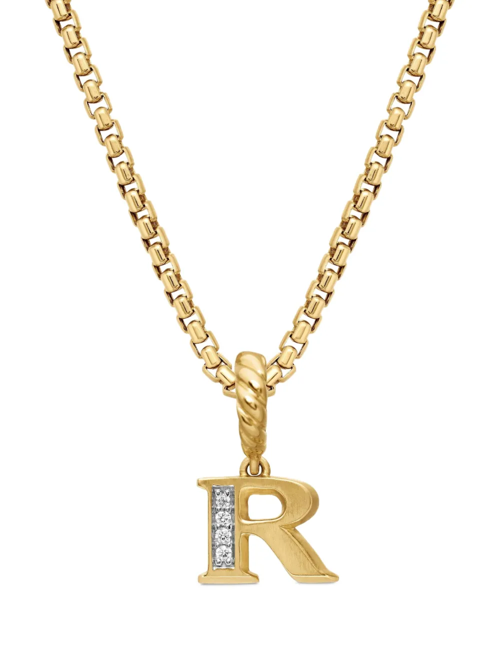 David Yurman pendentif Pavé Initial en or 18ct | or | Image 1