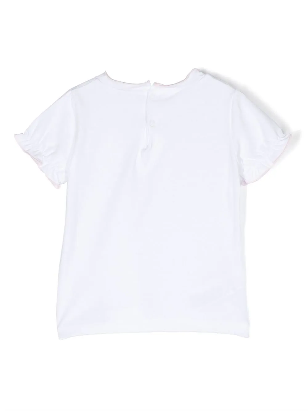 Il Gufo T-shirt met flared afwerking van de mouwen - Wit