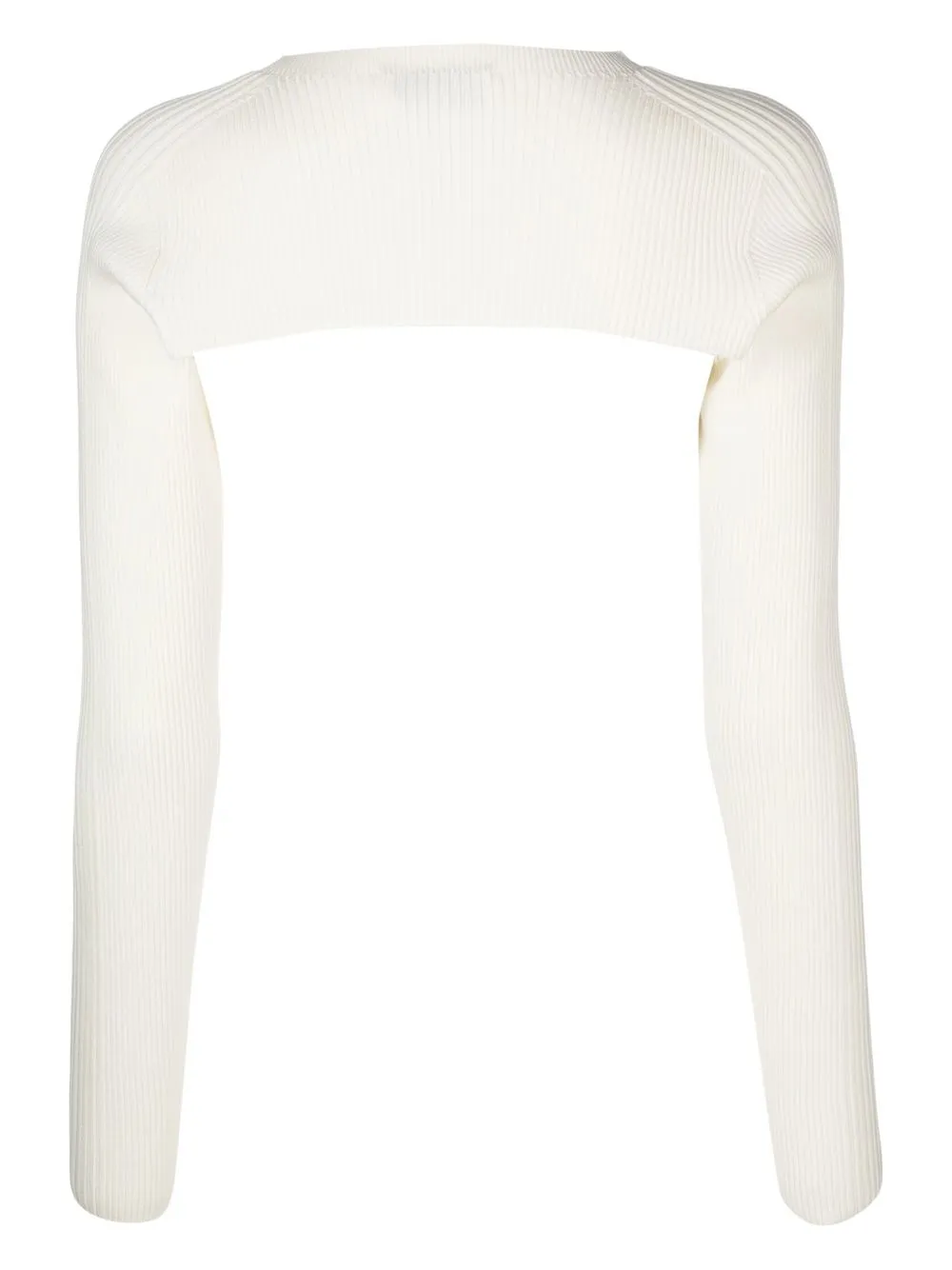 Aeron Knitted Crop Top In White