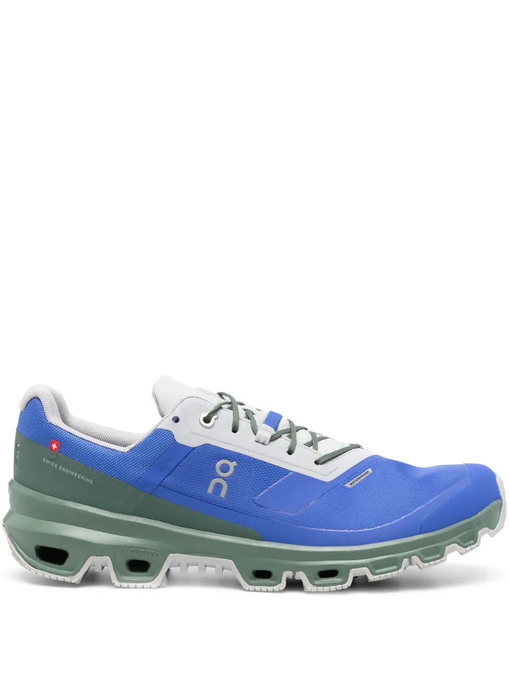 On Running Blue Cloudventure Waterproof Panelled Sneakers