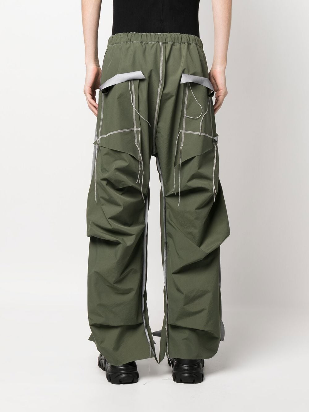 Sulvam inside-out Cutting Tuck Pants - Farfetch