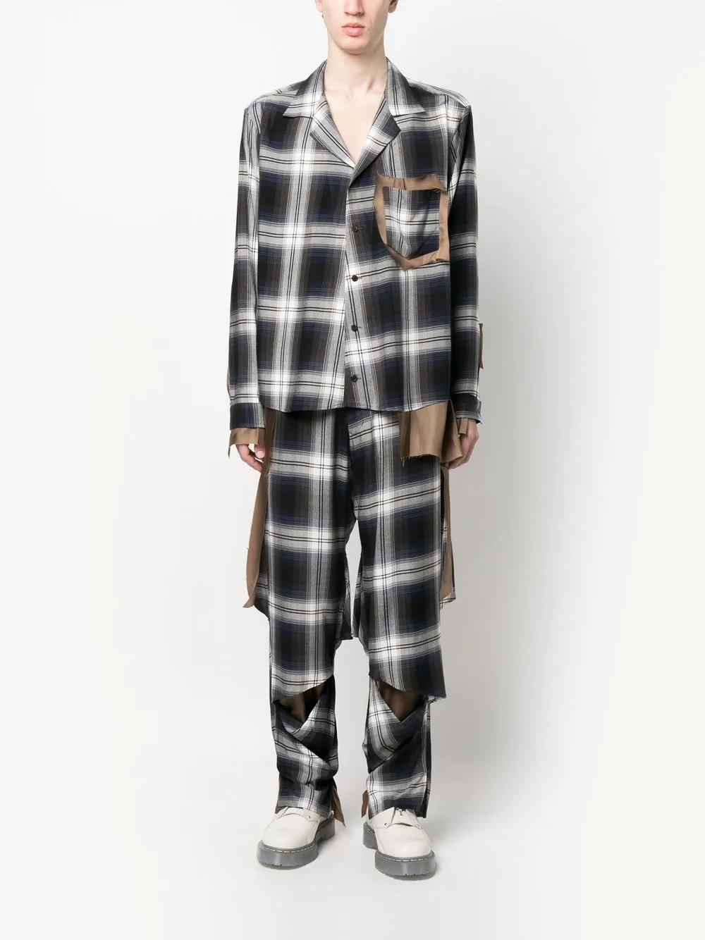 sulvam Button-up overhemd - Blauw