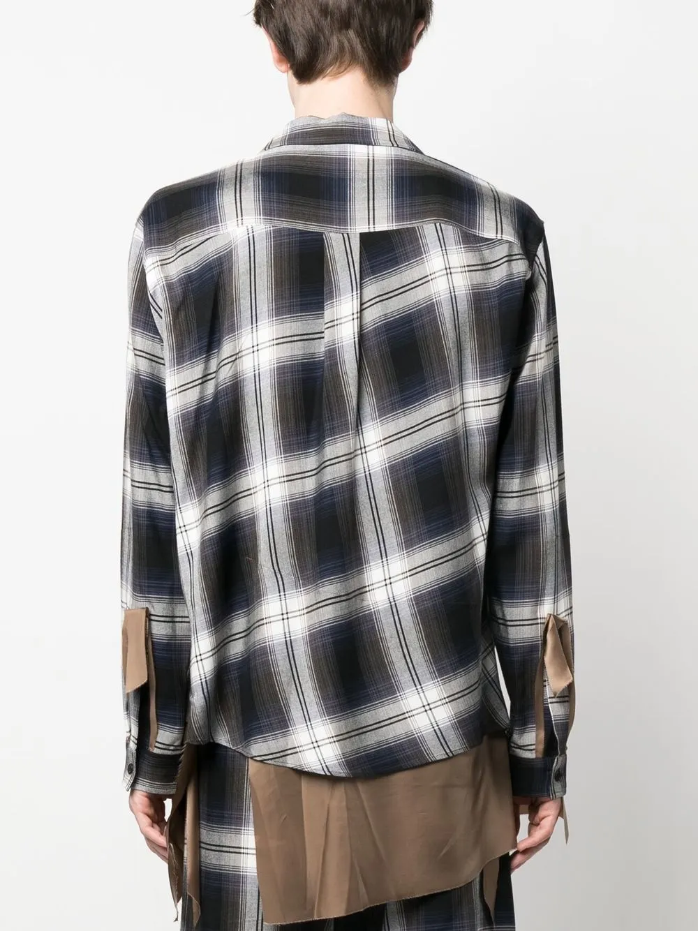 Sulvam Plaid button-up Shirt - Farfetch