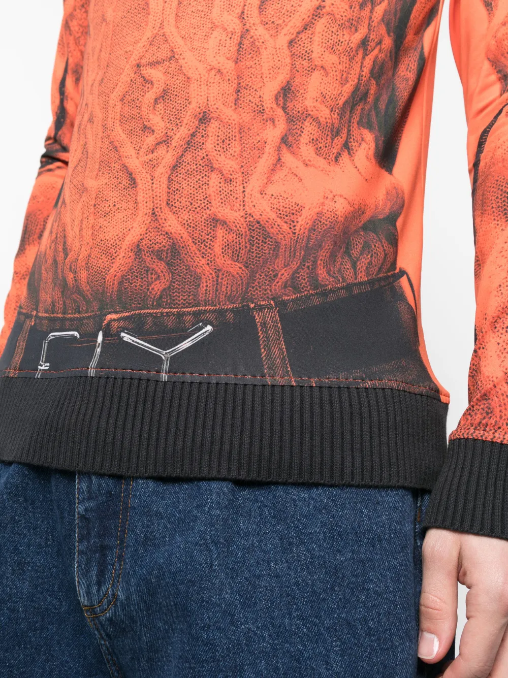 Y/Project x Jean Paul Gaultier Trompe l'oeil Sweatshirt - Farfetch