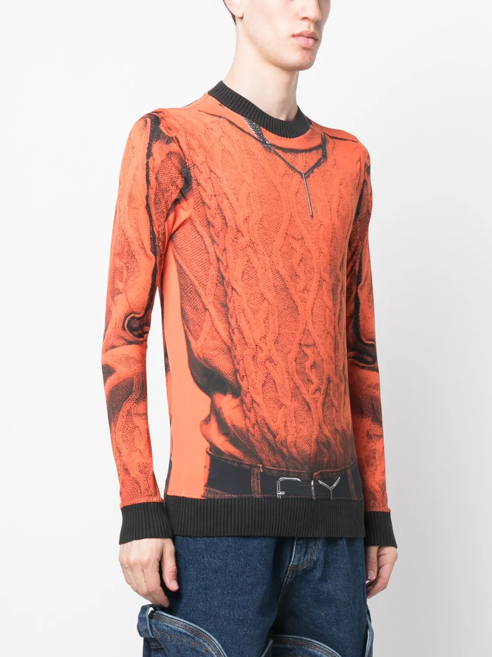 Y/Project x Jean Paul Gaultier Trompe l'oeil Sweatshirt - Farfetch